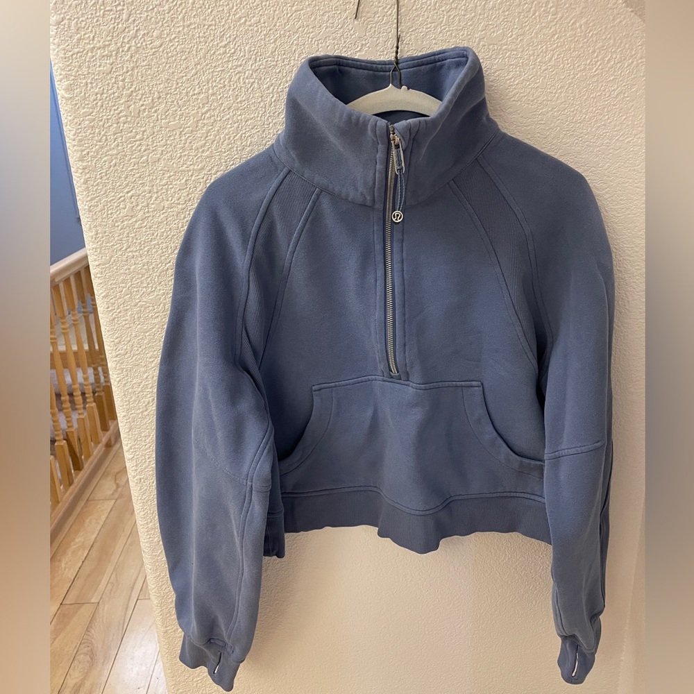 Lululemon, XS/S Funnel Neck, Blue